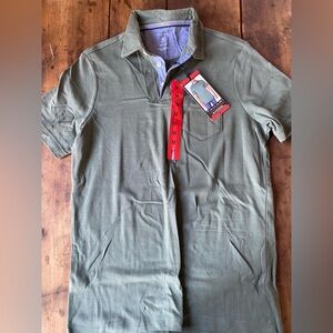 Tahari Olive Polo Shirt for Men